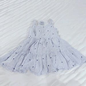 RAILS Luxury LINEN Girls SZ 6-7 Palm Tree Dress